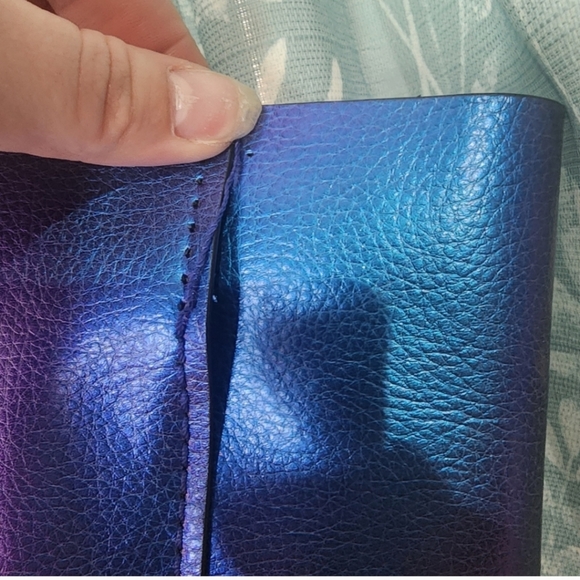 RARE Coach hologram iridescent metallic tote bag - Picture 5 of 14